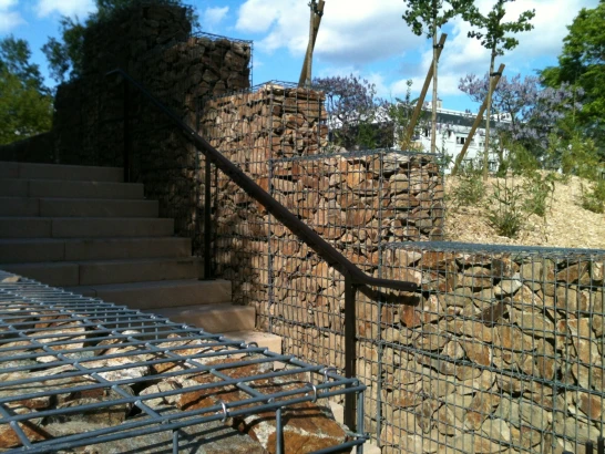 Gabion - aménagement de mur