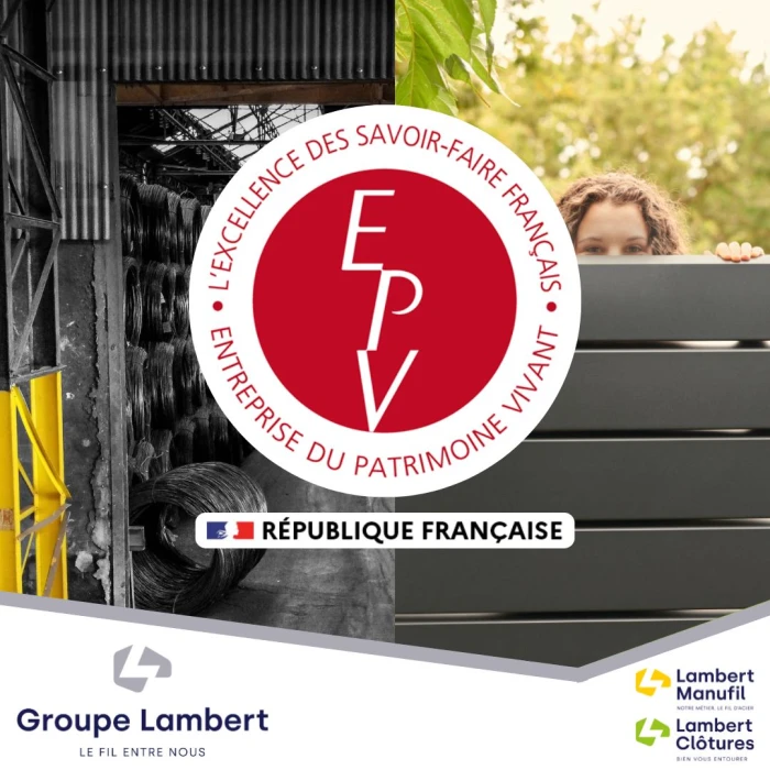 Groupe Lambert, Label Entreprise du Patrimoine Vivant