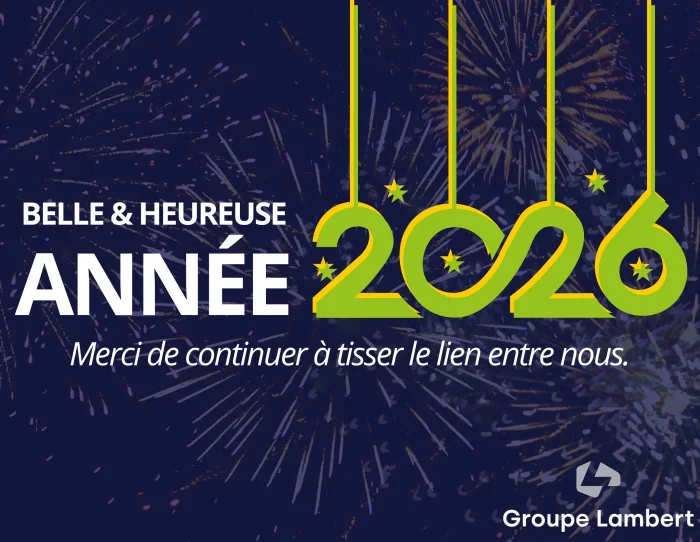 Vœux 2026 - Groupe Lambert