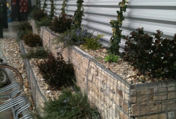 Gabion en cages pré-assemblées 2